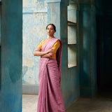 Masuma Jamdani Linen Handloom Sari