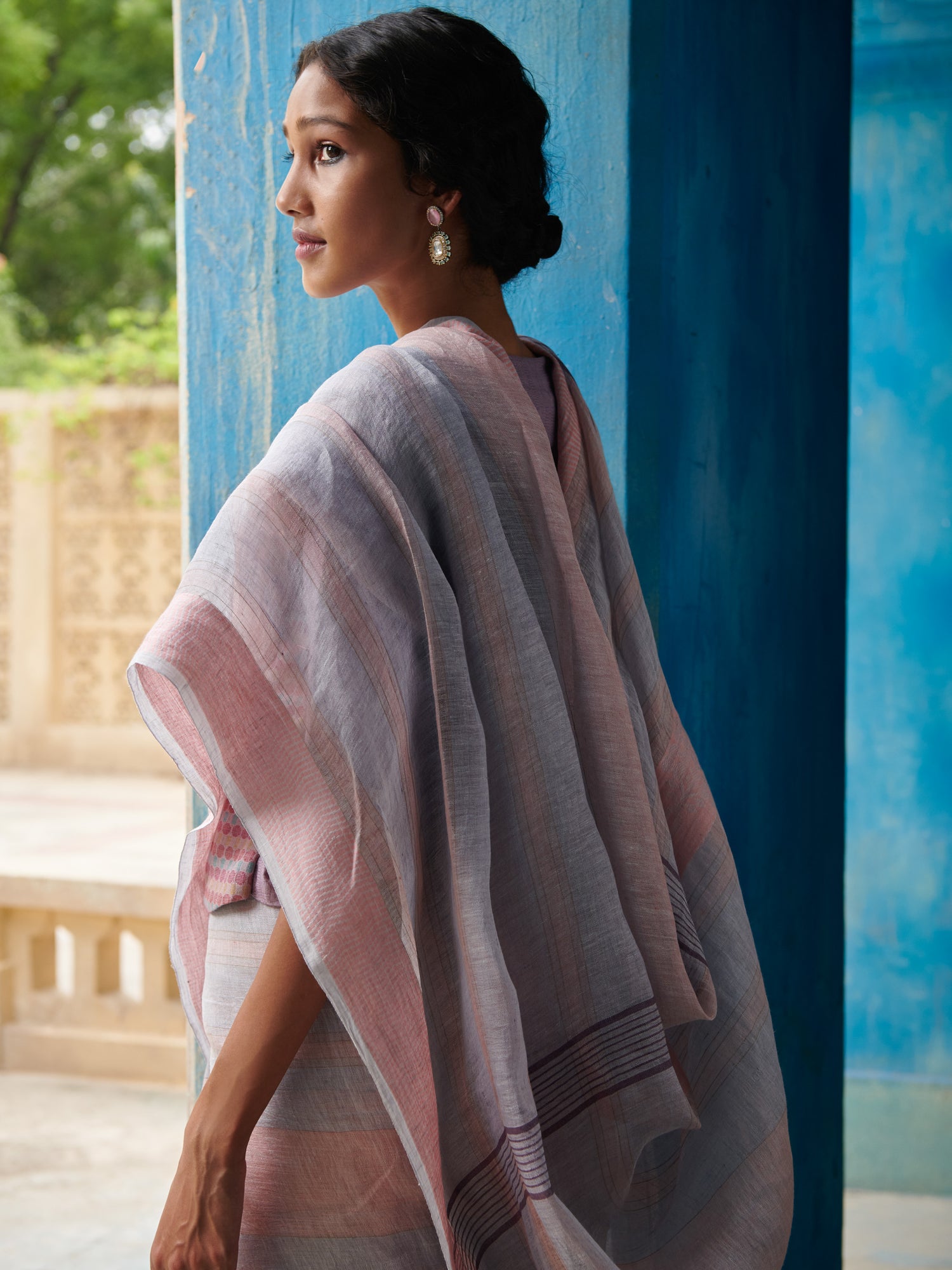 Sashi Linen Handloom Sari