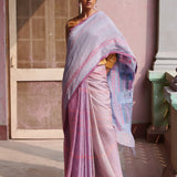 Arti Jamdani Linen Handloom Sari
