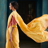 Alka Jamdani Linen Handloom Sari
