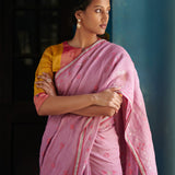 Masuma Jamdani Linen Handloom Sari