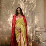 'Mehrab Gulab' Ektara Beranasi Handloom Sari