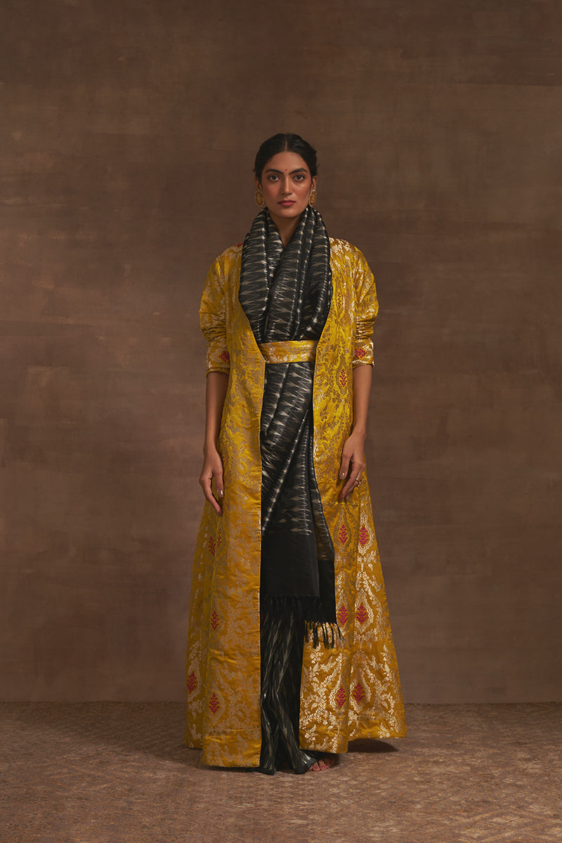 'Gomed' Pitambari Tanchoi Benarasi Handloom Jacket