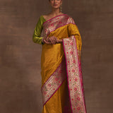 'Rang Bazar' Pitambari Kadiyal Benarasi Handloom Sari
