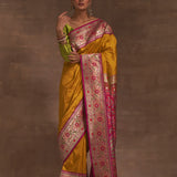 'Rang Bazar' Pitambari Kadiyal Benarasi Handloom Sari