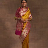 'Rang Bazar' Pitambari Kadiyal Benarasi Handloom Sari
