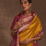 'Rang Bazar' Pitambari Kadiyal Benarasi Handloom Sari