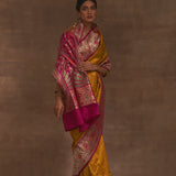 'Rang Bazar' Pitambari Kadiyal Benarasi Handloom Sari
