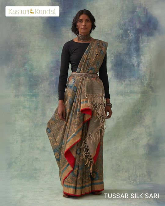 Kasturi Kundal's Ethnic Wardrobe: Handloom Tussar Silk Sarees, Benarasi Saris, and Handloom Saris