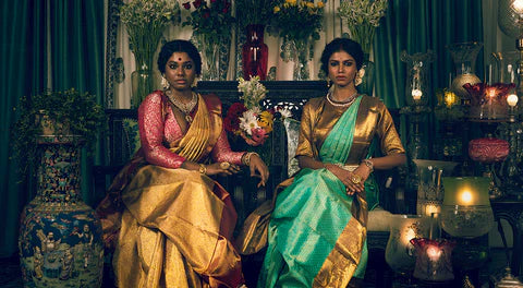 Draping Grace: The Timeless Charm of Handloom Tussar Silk Sarees