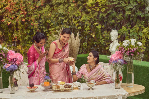 Grace in Every Thread: Exploring Pure Gold Sarees, Handloom Tussar Silk Sarees, and the Iconic Benarasi Sari by Kasturi Kundal