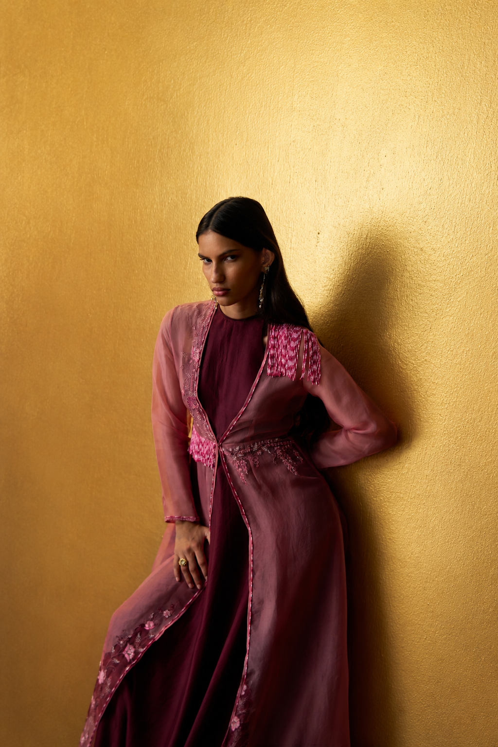 Umi Mulberry & Rose Pink Dress & Overlay