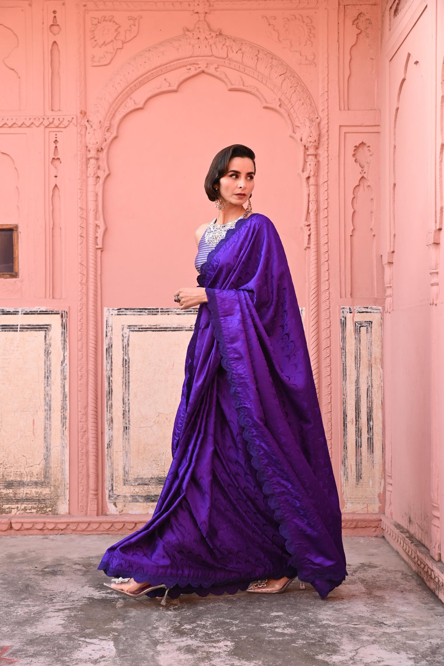O Haseena Banarasi Tanchoi Handloom Saree