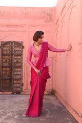 O Haseena Banarasi Tanchoi Handloom Saree
