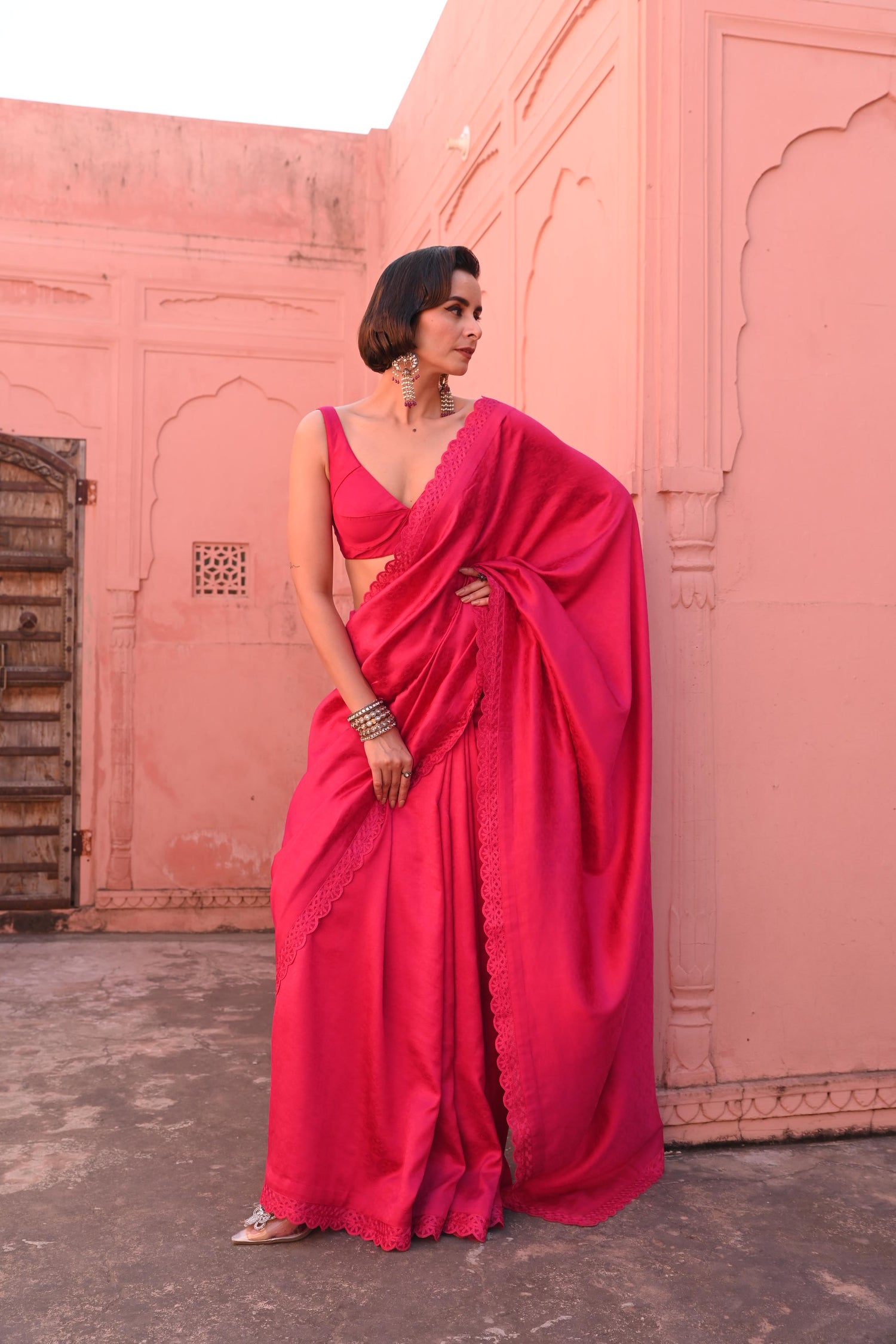 Rangreli Banarasi Handloom Sari
