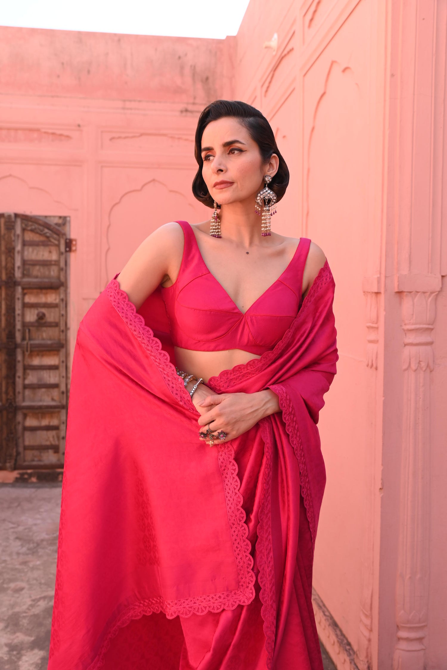 Rangreli Banarasi Handloom Sari