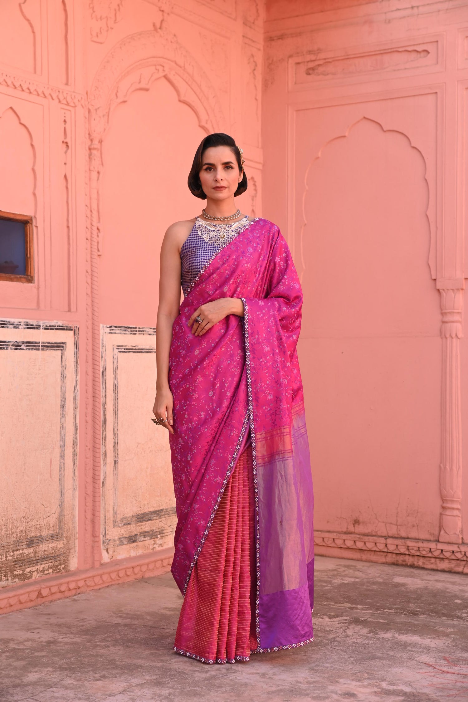 Jameela Rani Tanchoi Banarasi Handloom Sari