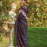 Lady Jessica' Kadhua Meenakari Handloom Sari with Embroidered Border
