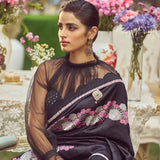 Lady Jessica' Kadhua Meenakari Handloom Sari with Embroidered Border