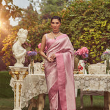 'Irene Adler' Tissue Handloom Sari