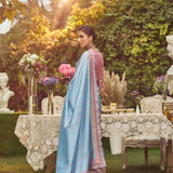 Jane Austen' Kadhua Zari Handloom Sari with Embroidered Border