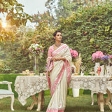 'Lady Chatterley' Kadhua Meenakari Zari Handloom Sari