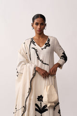 'Sucheta' Ivory Handspun Kurta Set
