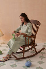 Chinar Pure Linen Kurta set