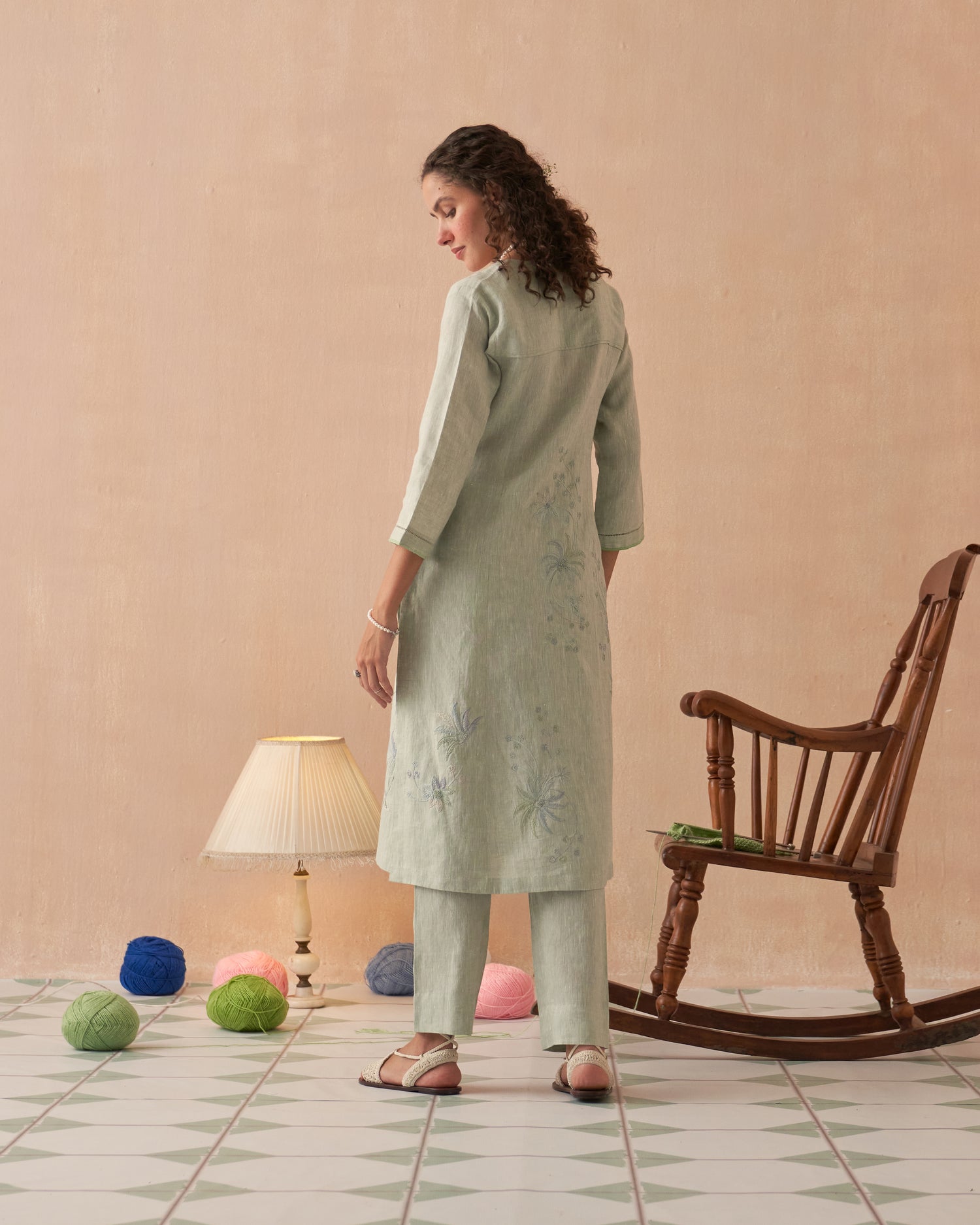 Sukoon Pure Linen Kurta set