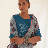 'Mahua' Pure Linen Handloom Sari