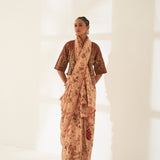 'Lajwanti' Pure Linen Handloom Sari
