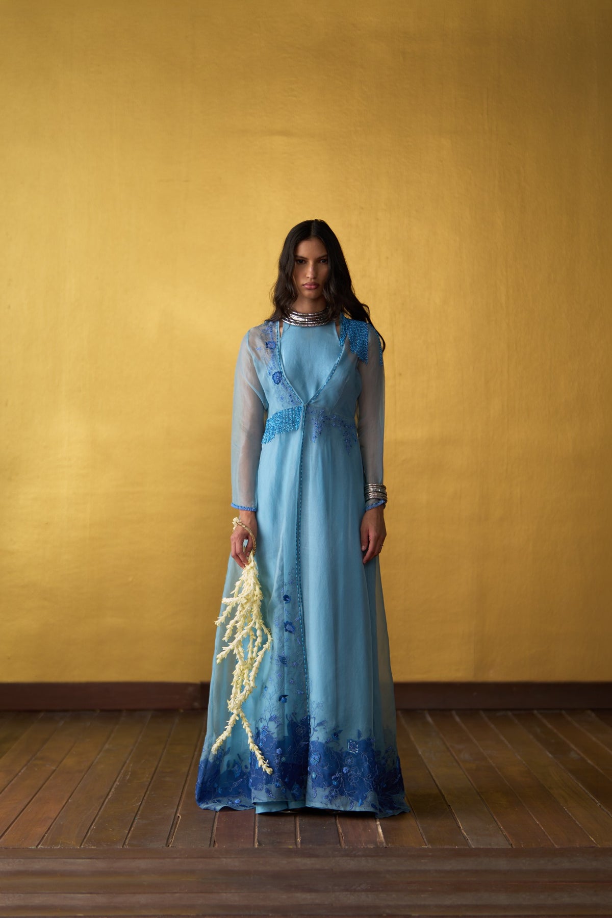 Umi Powder Blue Dress & Overlay