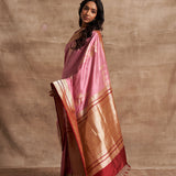 'Banno ki Bagiya' Gulabo Kadiyal Zari Pure Silk Benarasi Handloom Sari