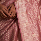 'Jhilmil Sitara' Piyazi Kadhua Benarasi Handloom Sari