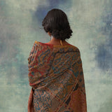 'Chitrani' Kalamkari Pure Tussar Silk Sari