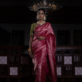 'Roop Raj' Rani Jaal Benarasi Handloom Sari
