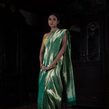 'Sunehari Potli' Hariyar Tissue Benarasi Handloom Sari
