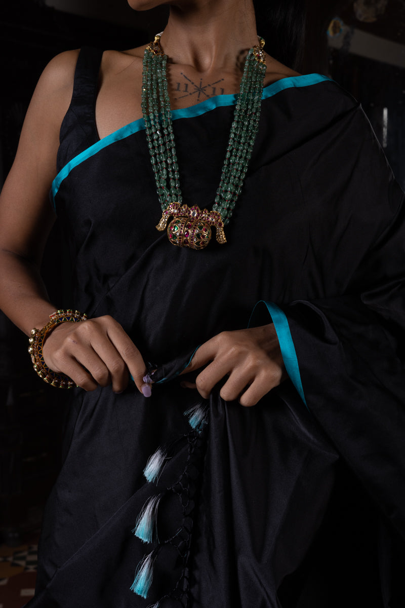 'Nakhreeli' Sanjh Satin Benarasi Handloon Sari