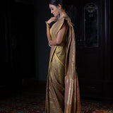 'Akriti' Peet Tanchoi Benarasi Handloom Sari