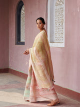 Rani Linen Handloom Sari