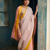 Anita Linen Handloom Sari