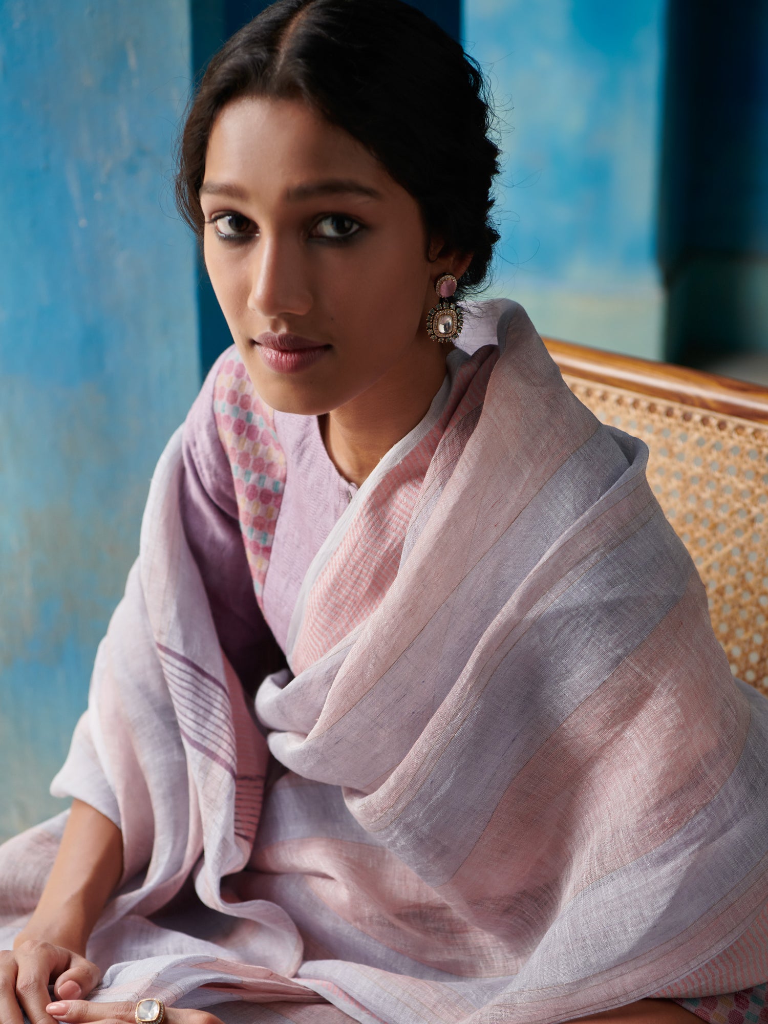 Sashi Linen Handloom Sari