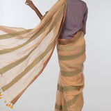 'PRAMILA' Linen Handloom Sari