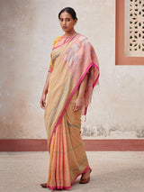 Manya Linen Handloom Sari