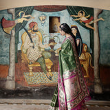 'Sajeeli Sundari' Jaitooni Kadiyal Benarasi Handloom Sari