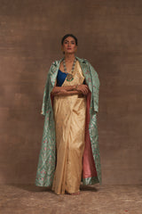 'Chumbak' Satin Benarasi Handloom Jacket