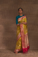 'Banno ki Bagiya' Dhani Kadiyal Benarasi Handloom Sari